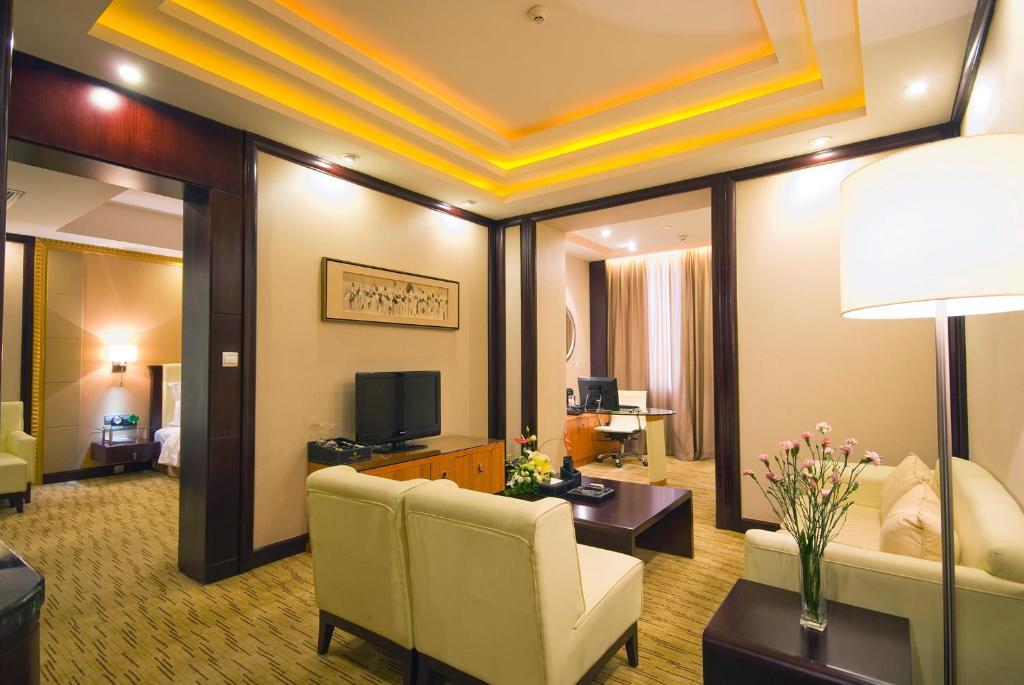 Hongshan Hotel Wuhan Rum bild